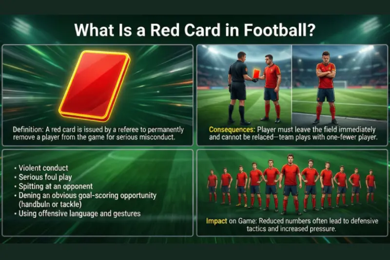 what Is red card card in football